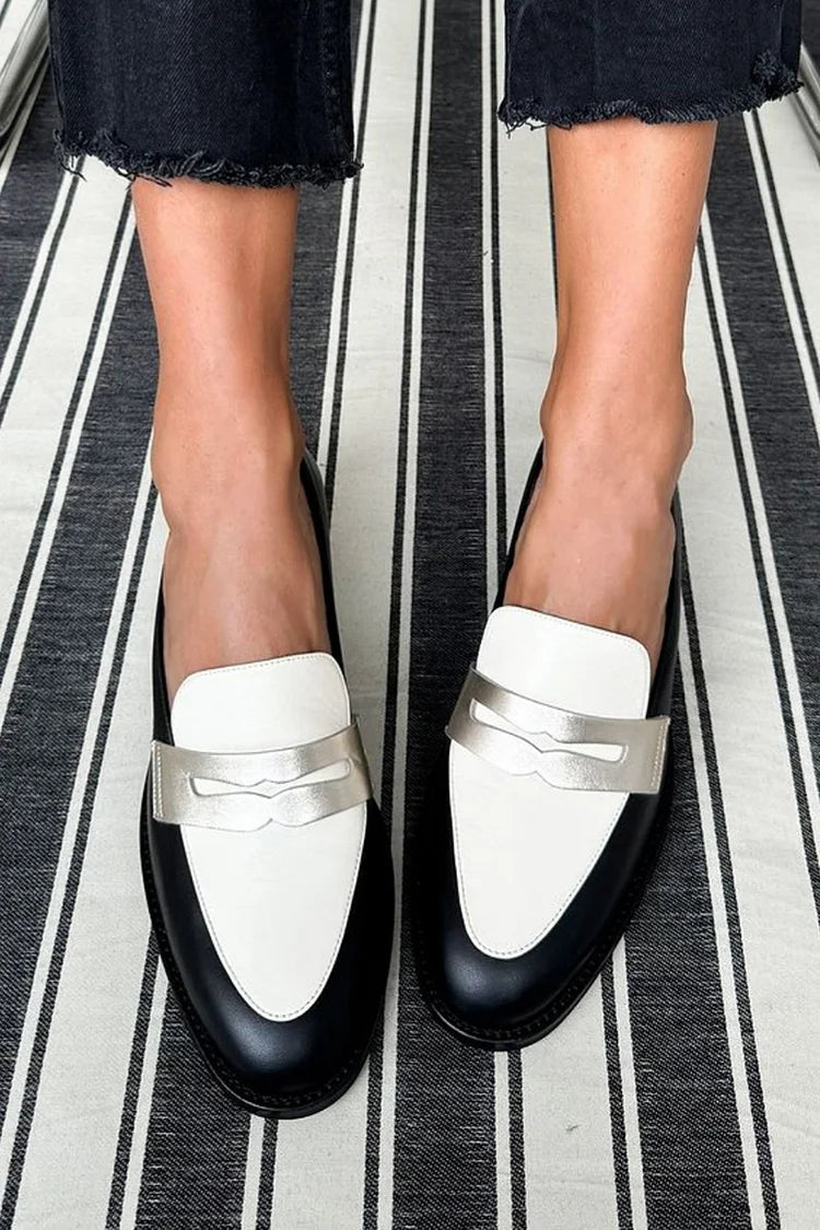 Lucia™ | Monochrome Classic Loafers