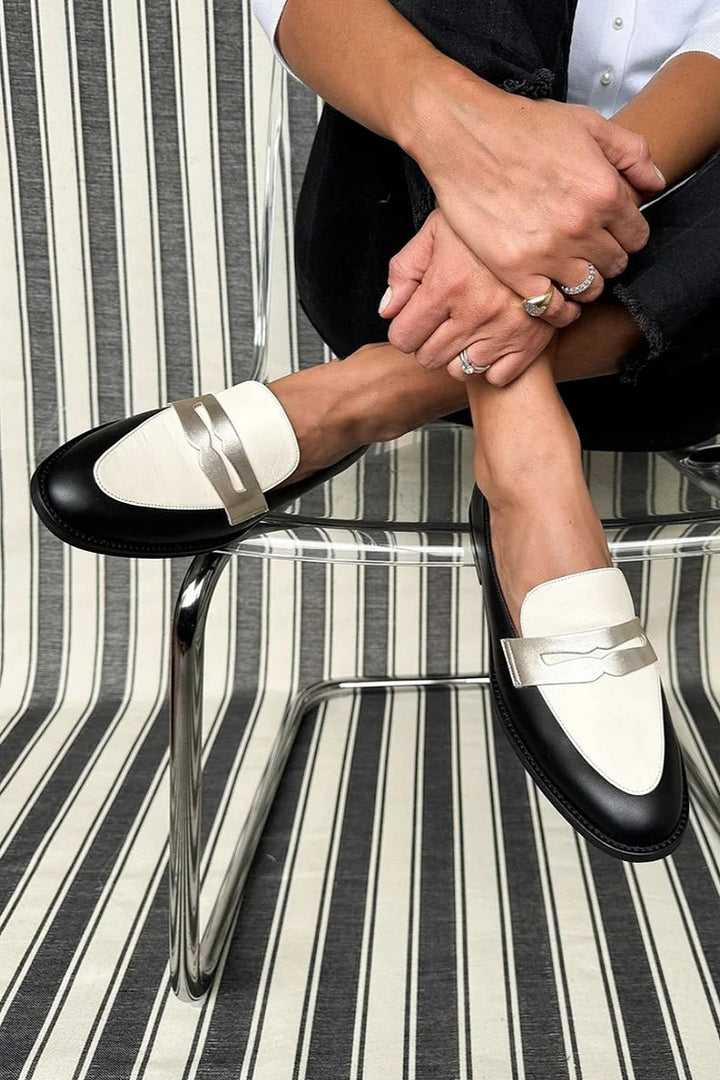 Lucia™ | Monochrome Classic Loafers
